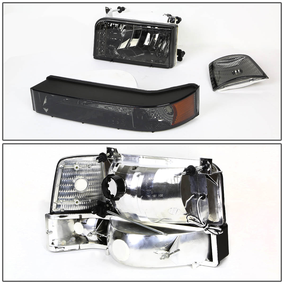 LED DRL Headlights <br>92-96 Ford F-150 F-250 F-350 Bronco