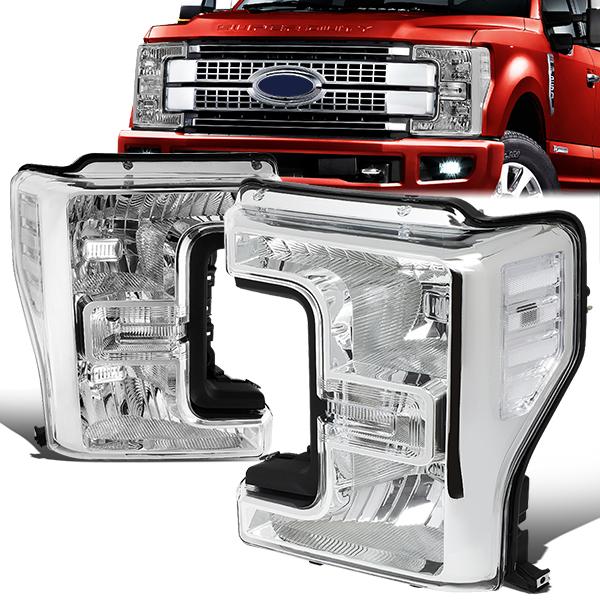 Factory Style Headlights <br>17-19 Ford F-250 F-350 F-450 F-550 Super Duty