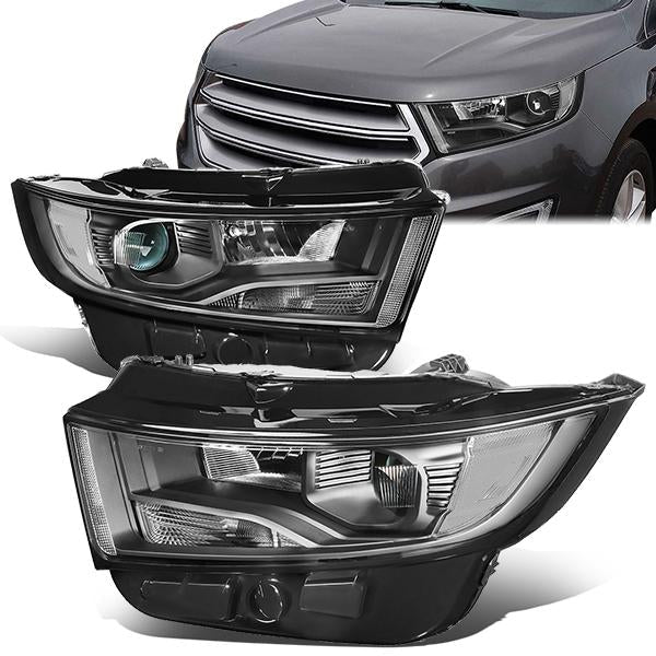 Factory Style Projector Headlights <br>15-18 Ford Edge