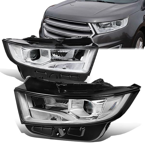 Factory Style Projector Headlights <br>15-18 Ford Edge