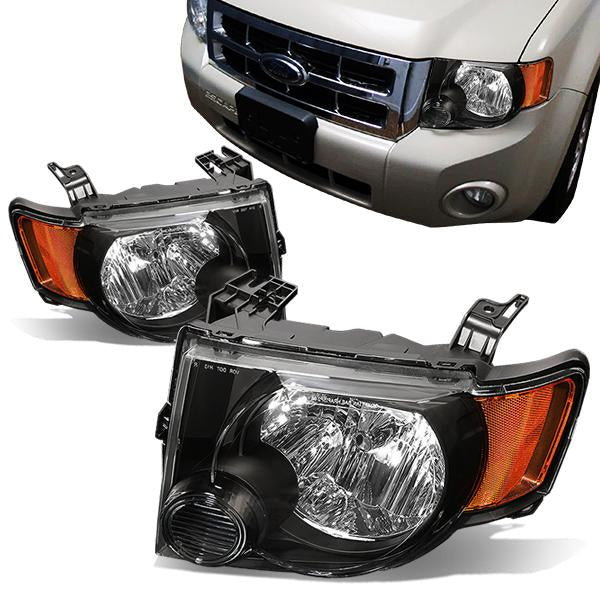 Factory Style Headlights <br>08-12 Ford Escape