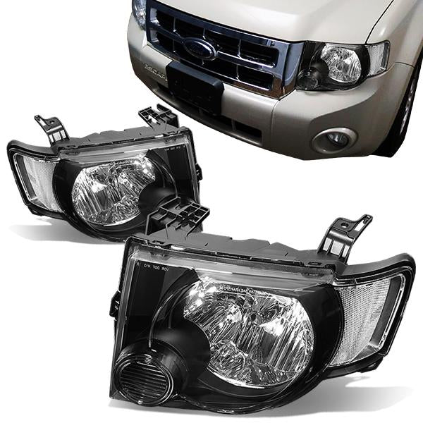 Factory Style Headlights <br>08-12 Ford Escape