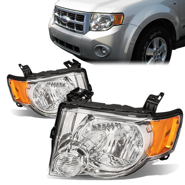 Factory Style Headlights <br>08-12 Ford Escape