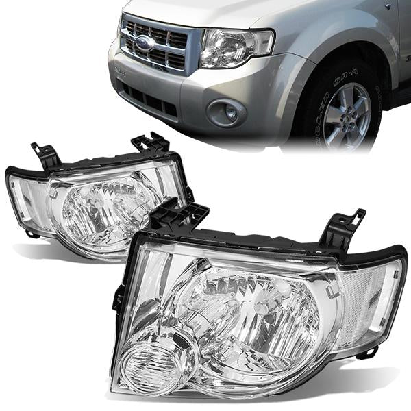 Factory Style Headlights <br>08-12 Ford Escape