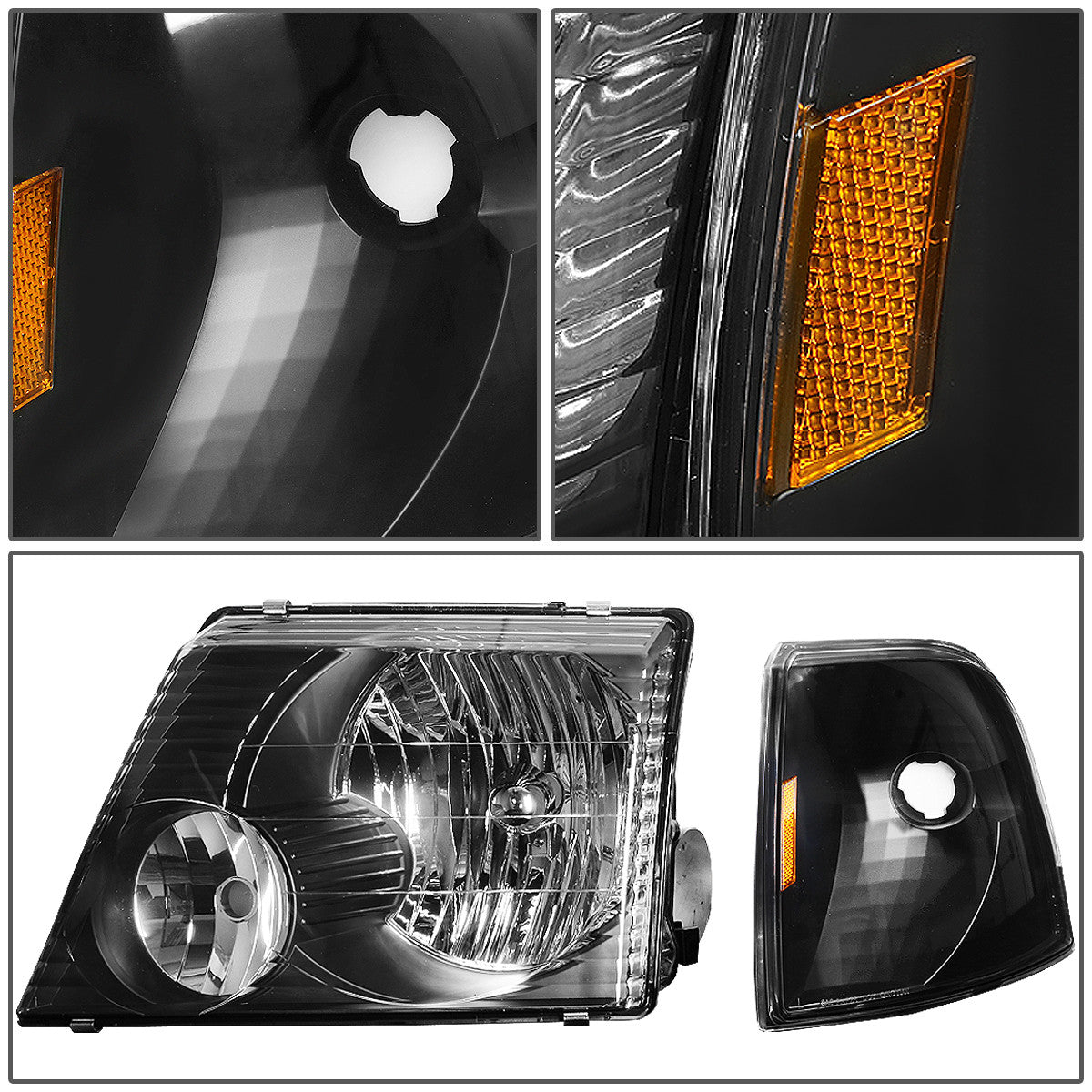 Factory Style Headlights <br>02-05 Ford Explorer