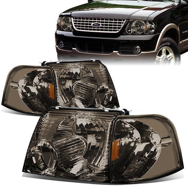 Factory Style Headlights <br>02-05 Ford Explorer