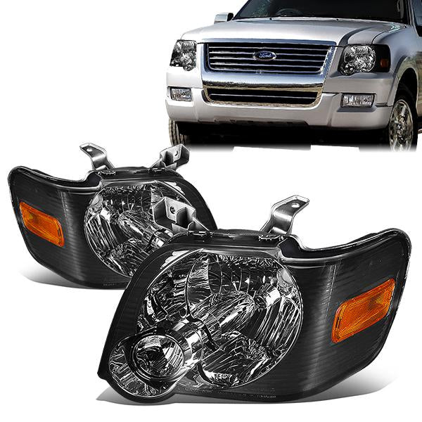 Factory Style Headlights <br>06-10 Ford Explorer, 07-10 Sport Trac