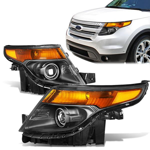 Factory Style Projector Headlights <br>11-15 Ford Explorer