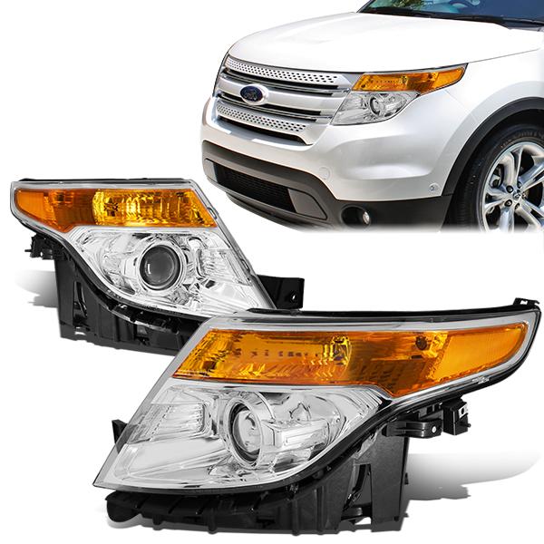 Factory Style Projector Headlights <br>11-15 Ford Explorer