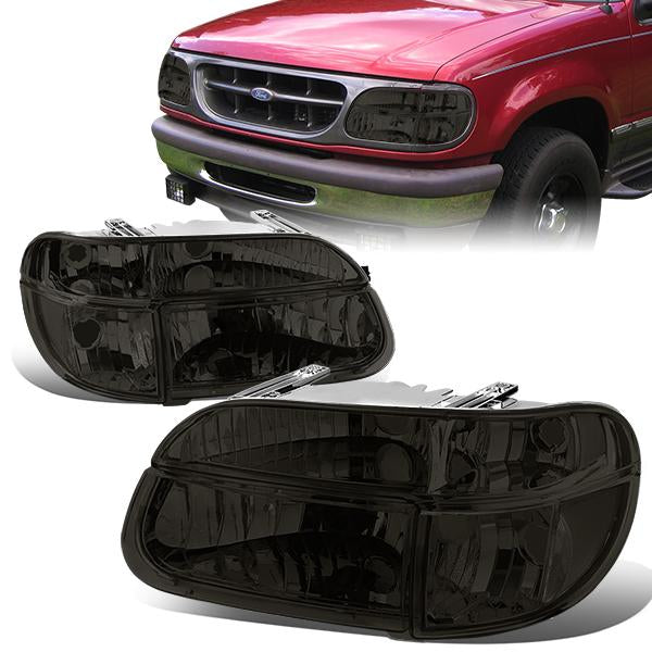 Factory Style Headlights <br>95-01 Ford Explorer, 1997 Mercury Mountaineer