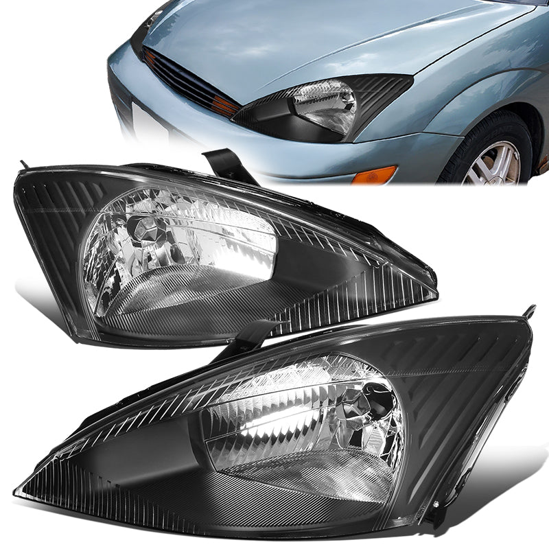 Factory Style Headlights <br>03-04 Ford Focus