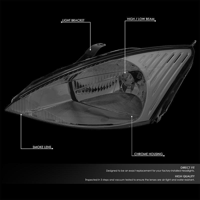 Factory Style Headlights <br>03-04 Ford Focus