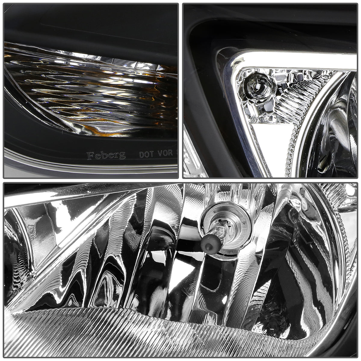 Factory Style Headlights <br>12-14 Ford Focus