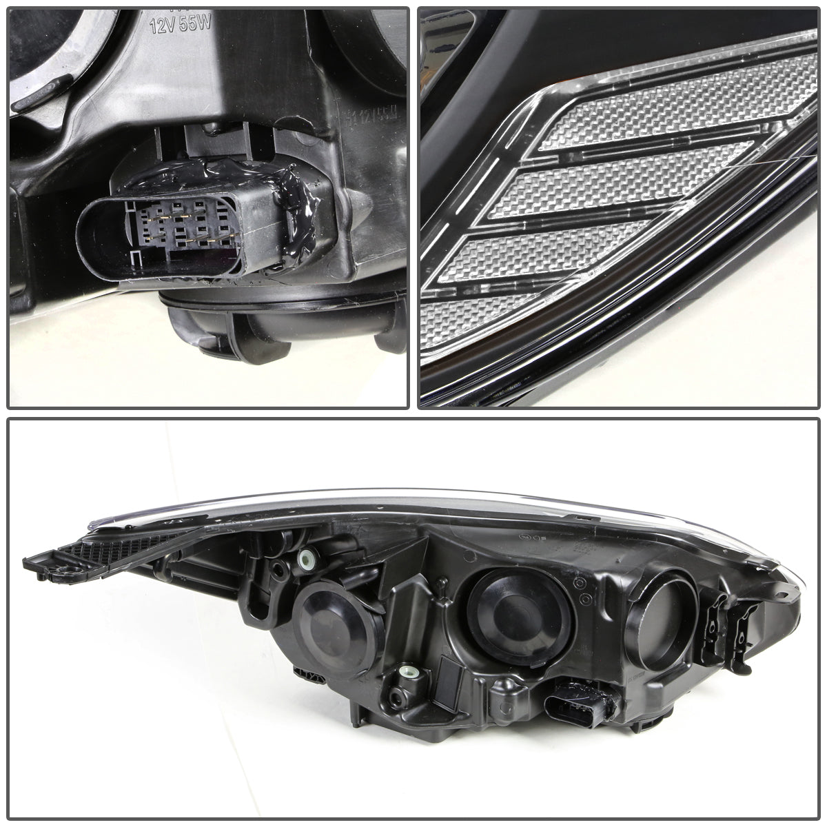 Factory Style Headlights <br>12-14 Ford Focus