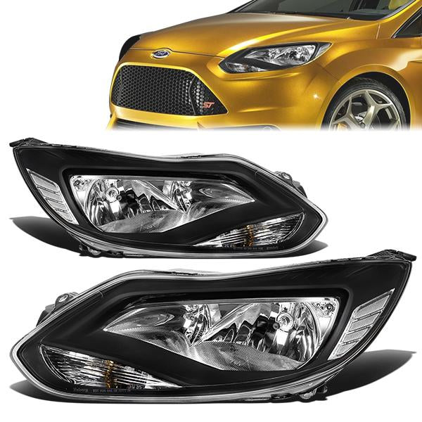 Factory Style Headlights <br>12-14 Ford Focus