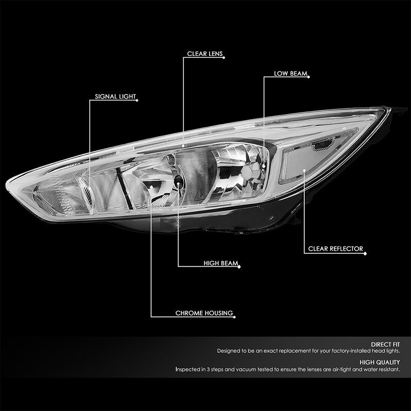 Factory Style Headlights <br>15-18 Ford Focus