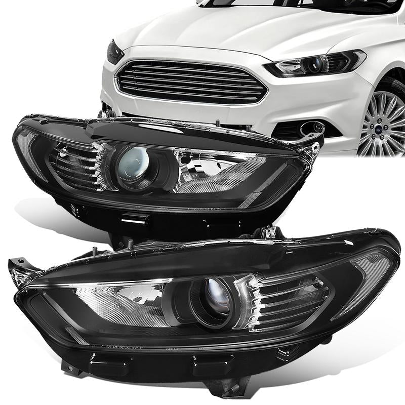 Factory Style Projector Headlights <br>13-16 Ford Fusion