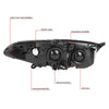 Factory Style Projector Headlights <br>13-16 Ford Fusion