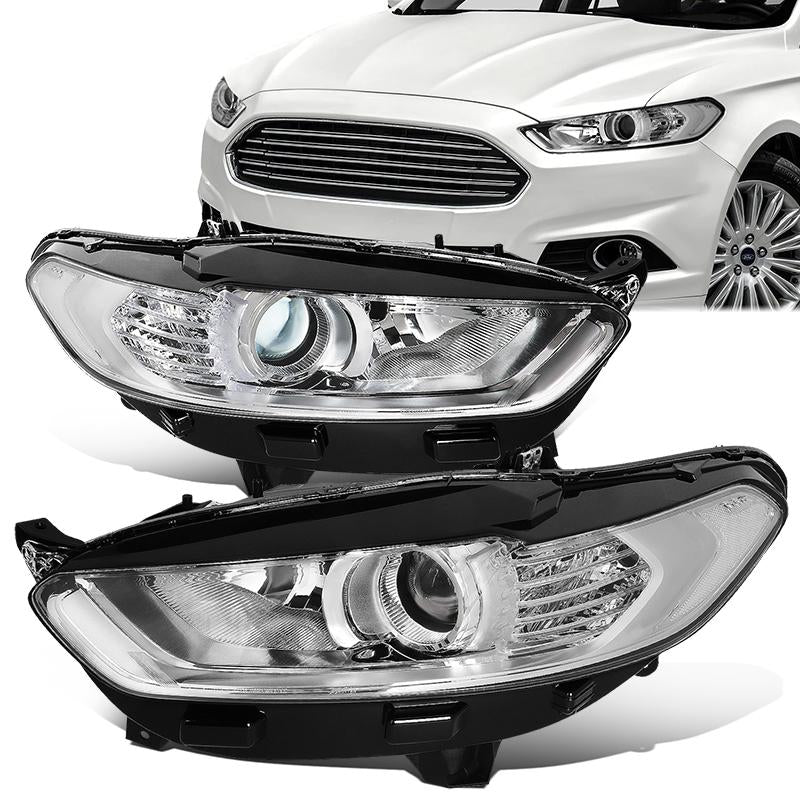 Factory Style Projector Headlights <br>13-16 Ford Fusion