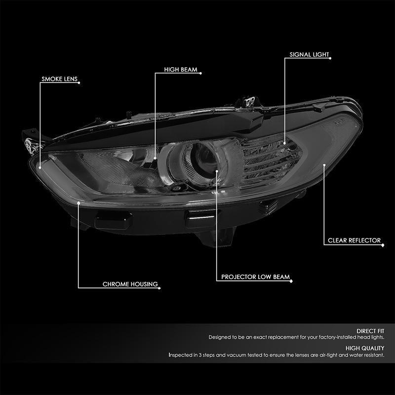 Factory Style Projector Headlights <br>13-16 Ford Fusion