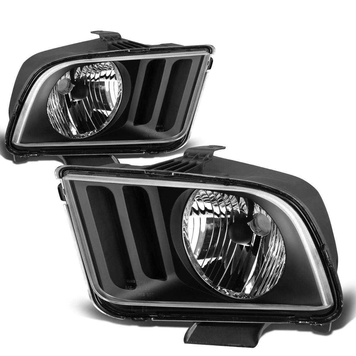 Factory Style Headlights <br>05-09 Ford Mustang