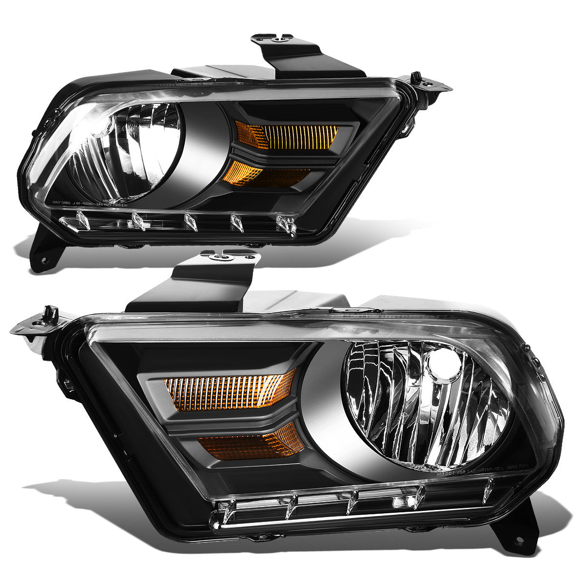 Factory Style Headlights <br>10-14 Ford Mustang