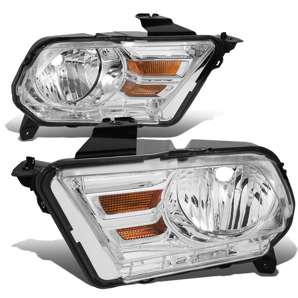 Factory Style Headlights <br>10-14 Ford Mustang