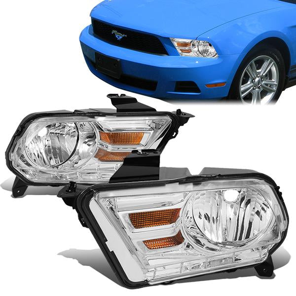 Factory Style Headlights <br>10-14 Ford Mustang