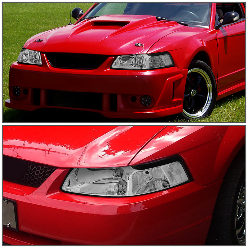 Factory Style Headlights <br>99-14 Ford Mustang