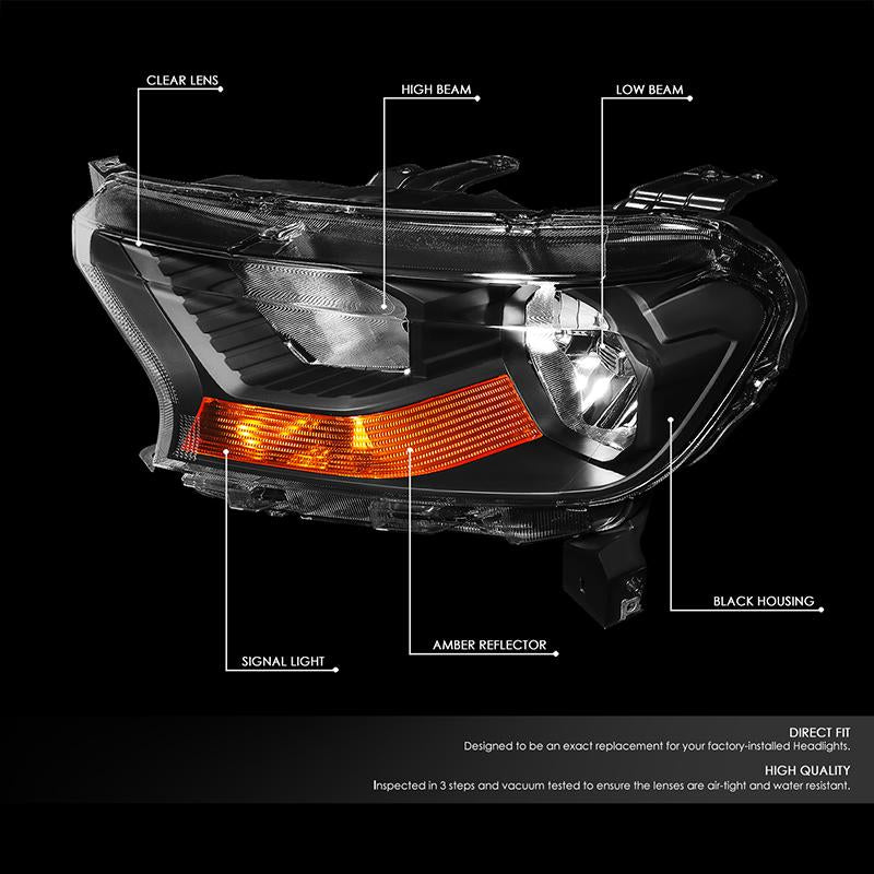 Factory Style Headlights <br>19-23 Ford Ranger XL XLT