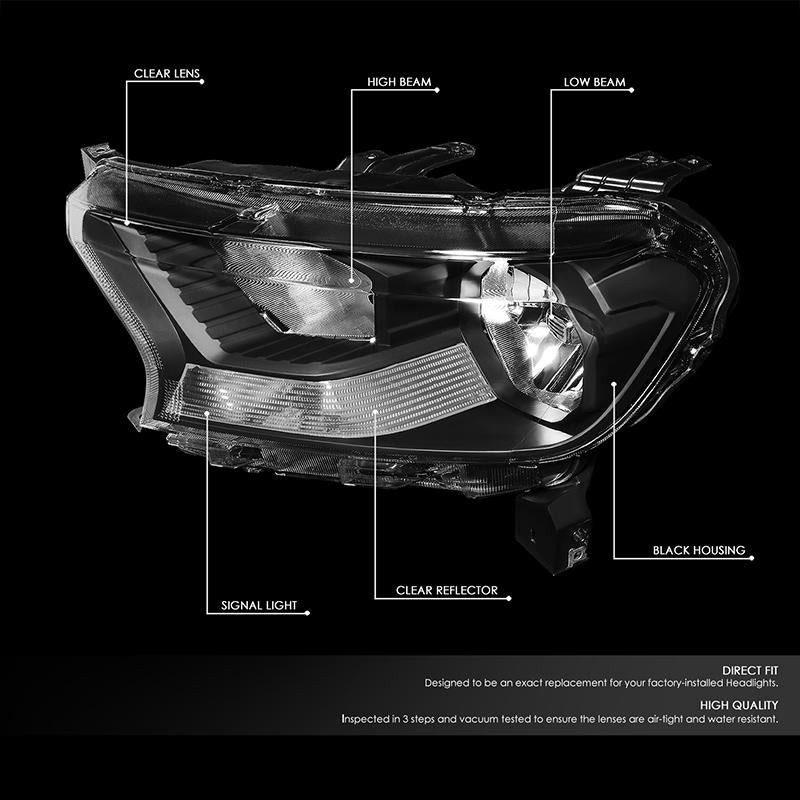 Factory Style Headlights <br>19-23 Ford Ranger XL XLT