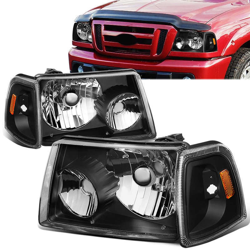 Factory Style Headlights <br>01-11 Ford Ranger