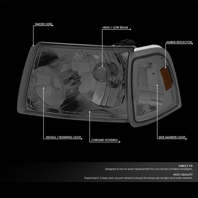 Factory Style Headlights <br>01-11 Ford Ranger