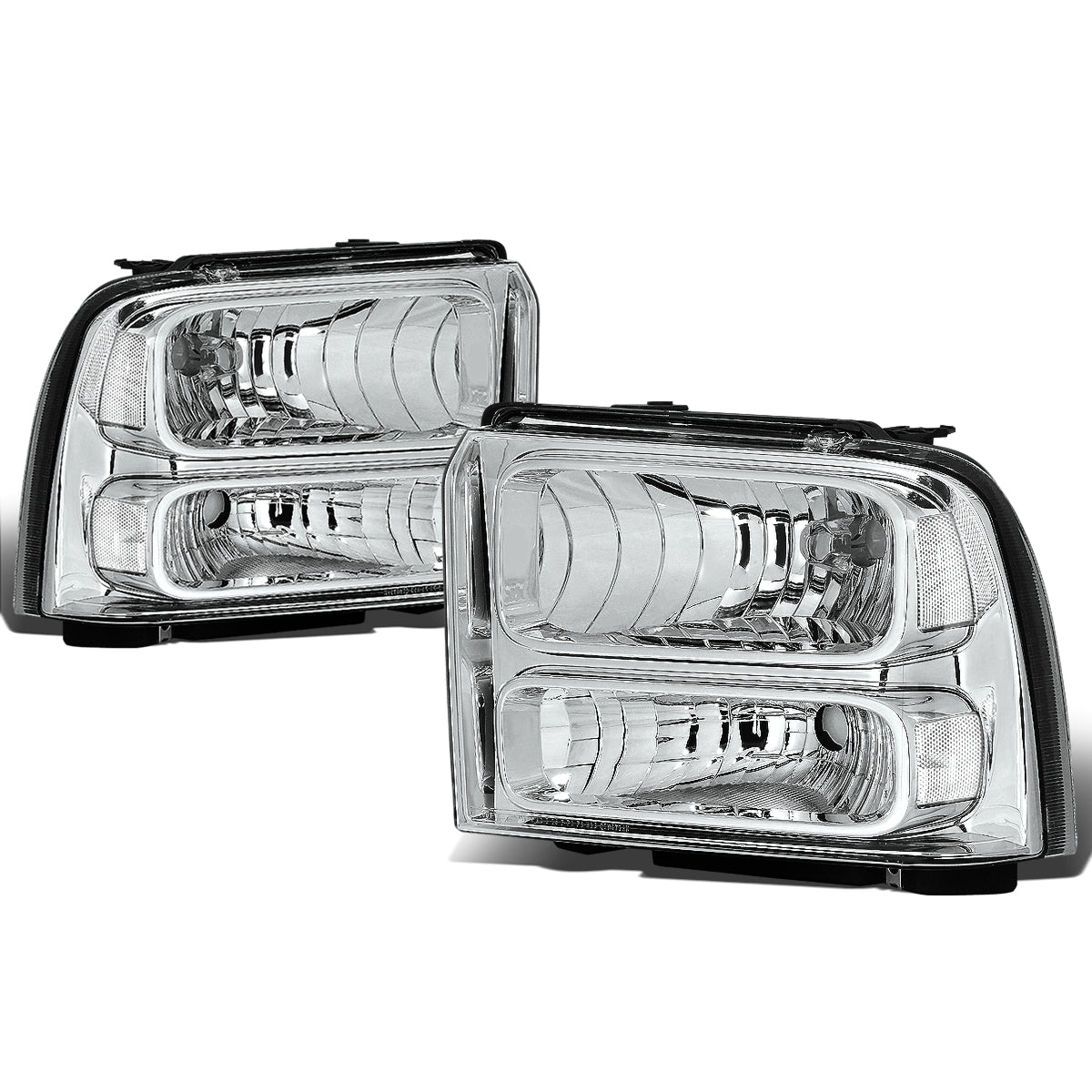 Factory Style Headlights <br>05-07 Ford F250 F350 F450 F550 Super Duty