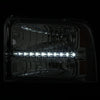 LED DRL Headlights <br>05-07 Ford F250 F350 F450 F550 Super Duty