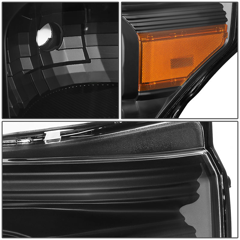 Factory Style Headlights <br>11-15 Ford F250 F350 F450 F550 Super Duty