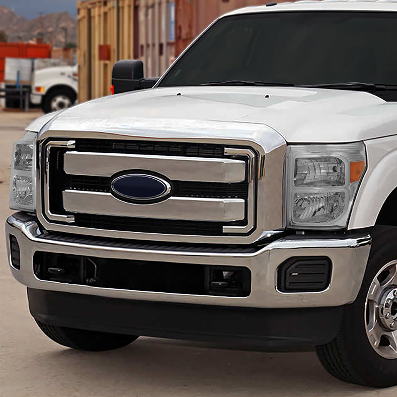 Factory Style Headlights <br>11-15 Ford F250 F350 F450 F550 Super Duty