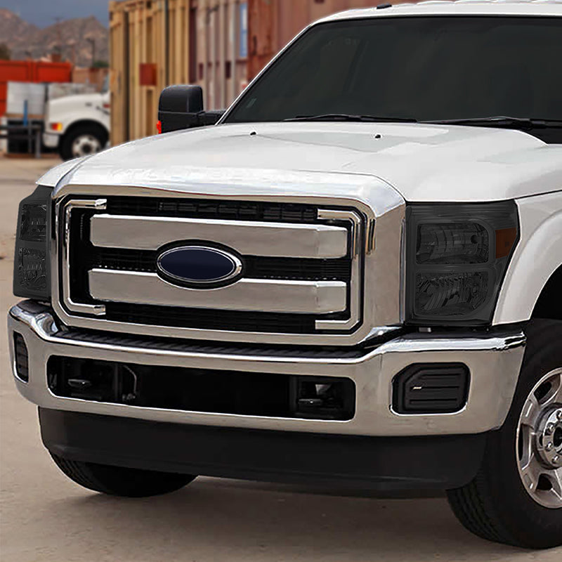 Factory Style Headlights <br>11-15 Ford F250 F350 F450 F550 Super Duty