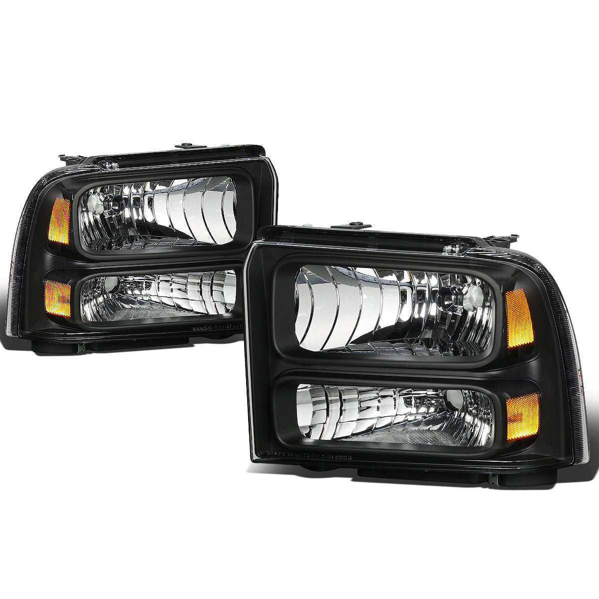 Factory Style Headlights <br>05-07 Ford F250 F350 F450 F550 Super Duty