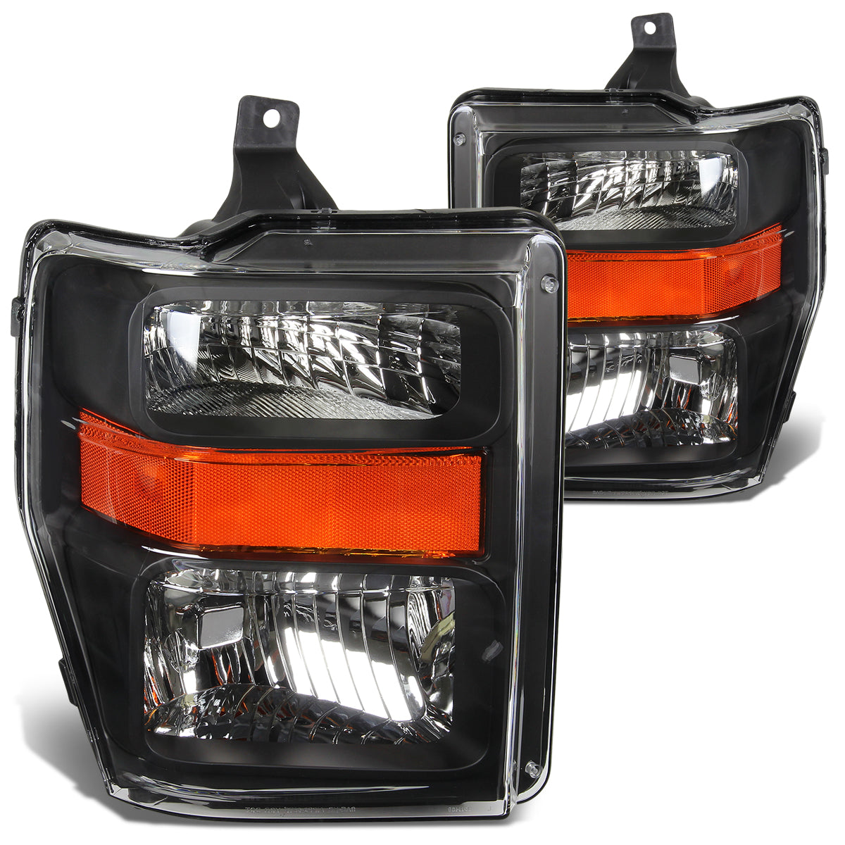 Factory Style Headlights <br>08-10 Ford F250 F350 F450 F550 Super Duty