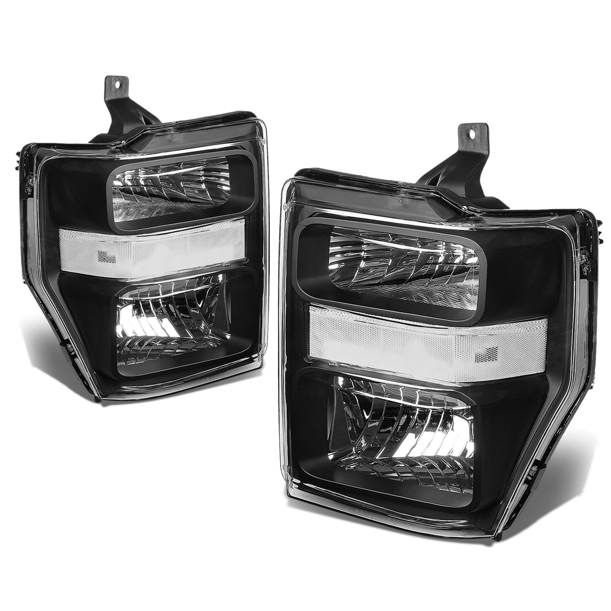 Factory Style Headlights <br>08-10 Ford F250 F350 F450 F550 Super Duty