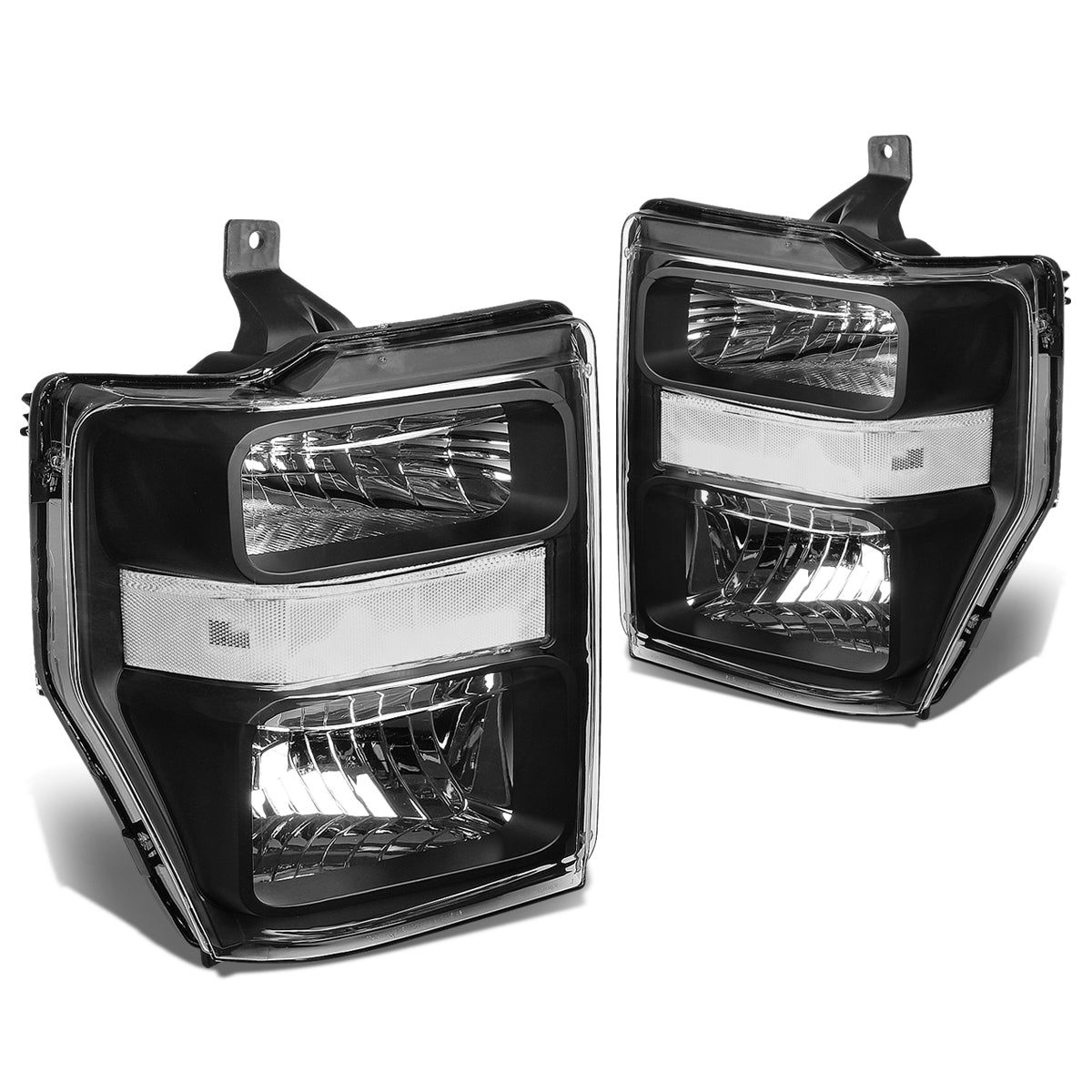 Factory Style Headlights <br>08-10 Ford F250 F350 F450 F550 Super Duty