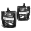 Factory Style Headlights <br>08-10 Ford F250 F350 F450 F550 Super Duty