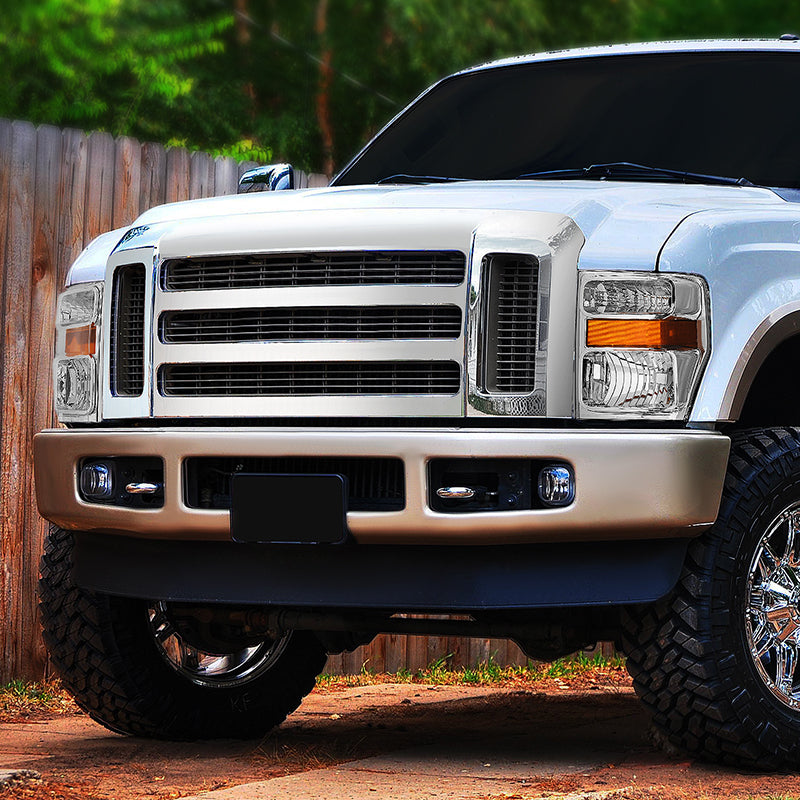 Factory Style Headlights <br>08-10 Ford F250 F350 F450 F550 Super Duty