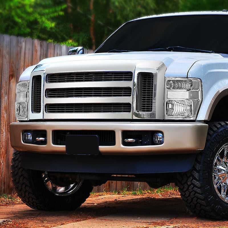 Factory Style Headlights <br>08-10 Ford F250 F350 F450 F550 Super Duty