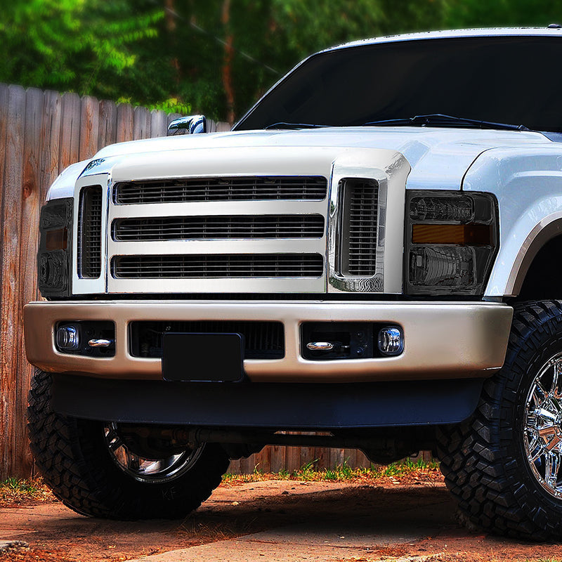 Factory Style Headlights <br>08-10 Ford F250 F350 F450 F550 Super Duty