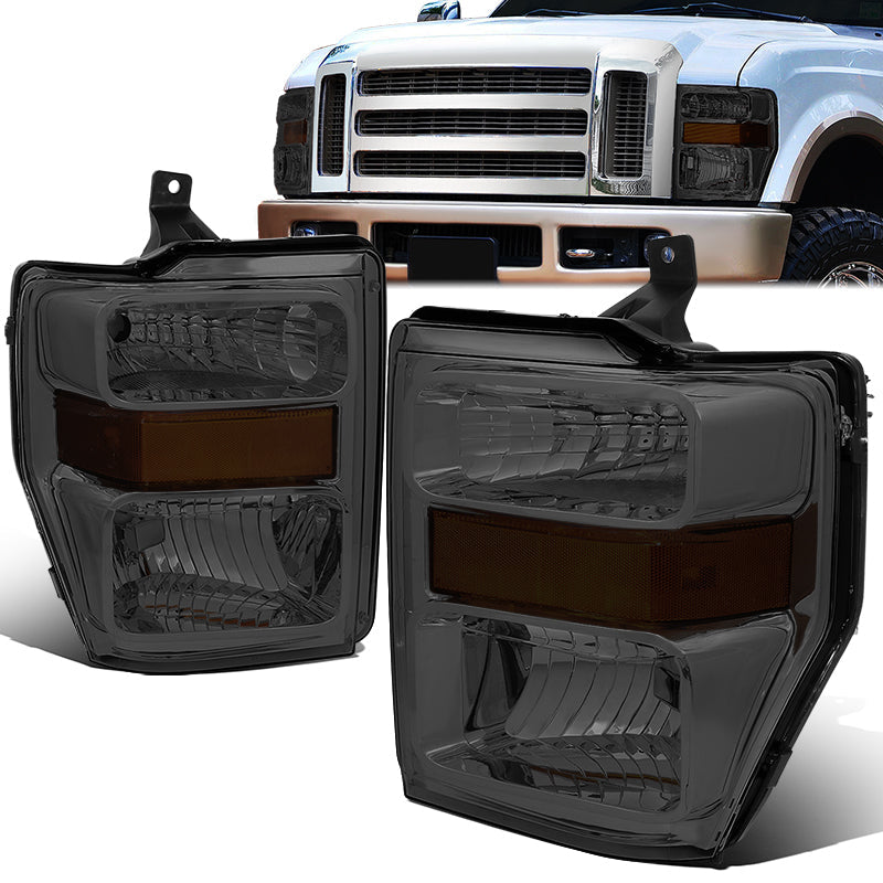 Factory Style Headlights <br>08-10 Ford F250 F350 F450 F550 Super Duty