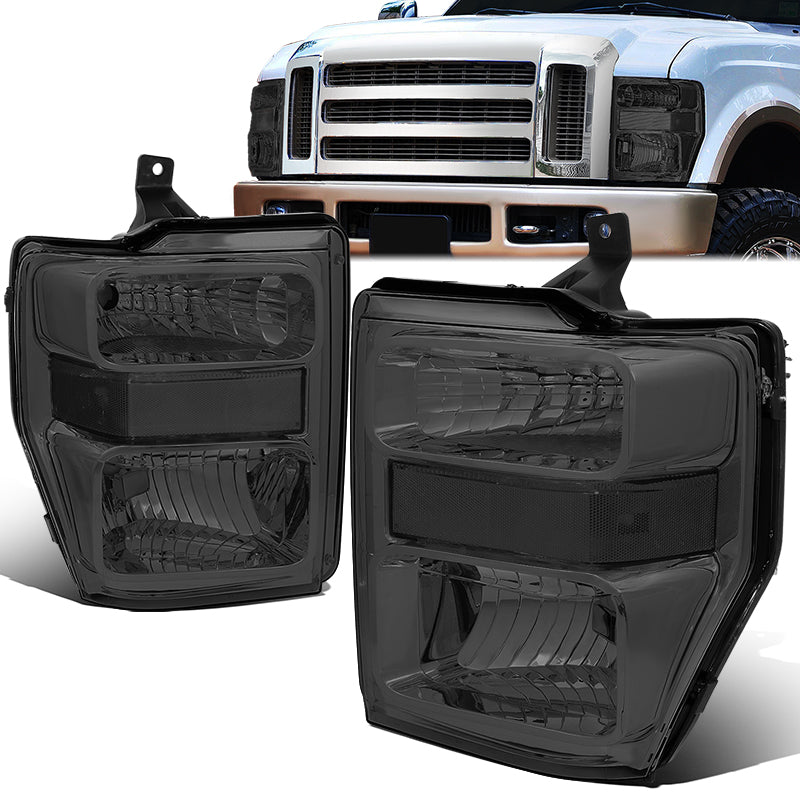 Factory Style Headlights <br>08-10 Ford F250 F350 F450 F550 Super Duty