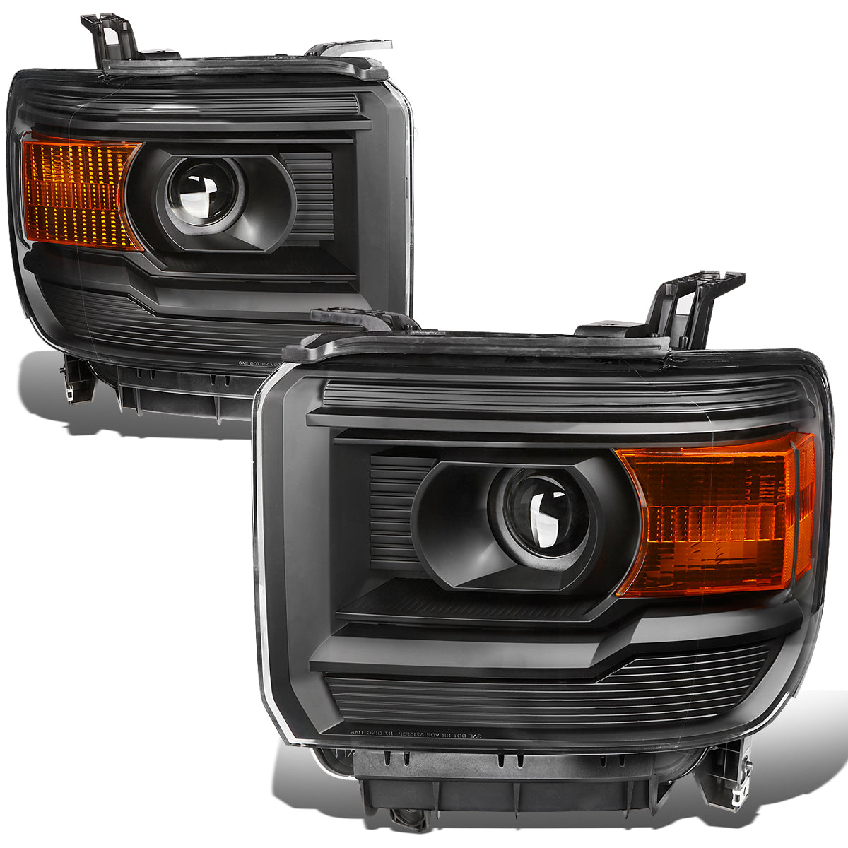 Factory Style Projector Headlights <br>14-15 GMC Sierra 1500,15-17 2500HD 3500HD