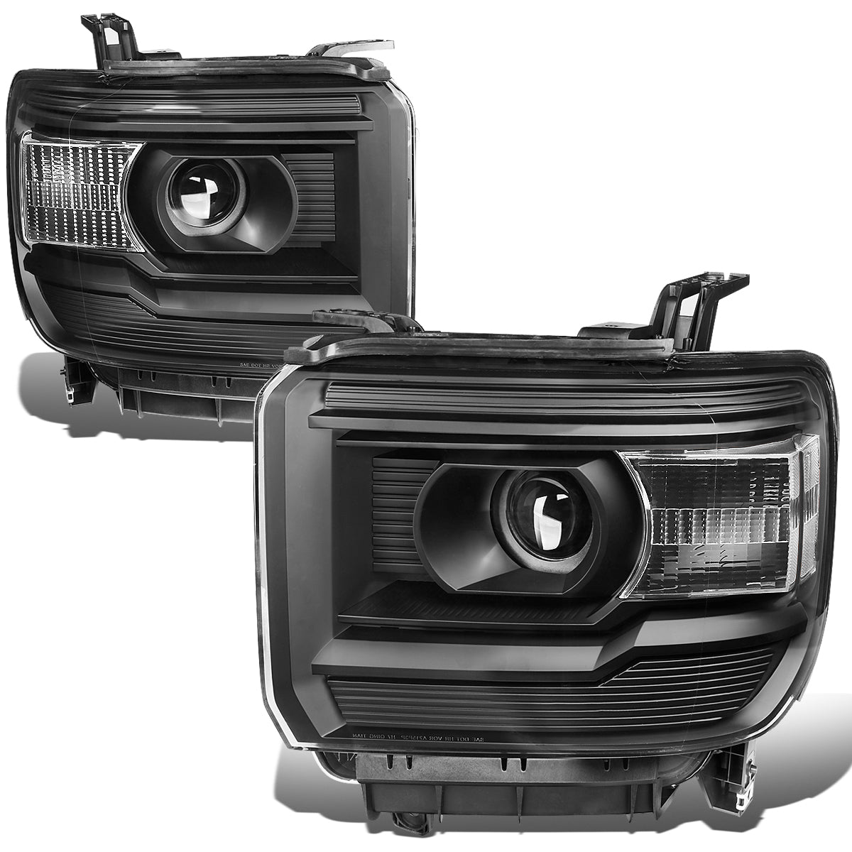 Factory Style Projector Headlights <br>14-15 GMC Sierra 1500,15-17 2500HD 3500HD